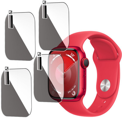HIDEOUS Tempered Glass Guard for Apple Watch Series 9(Pack of 4)