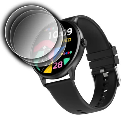DB Tempered Glass Guard for Fire- Boltt Ninja Talk smart watch tempered glass ( pack of 3)(Pack of 3)