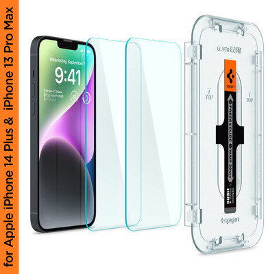Spigen Tempered Glass Guard for Apple iPhone 14 Plus / iPhone 13 Pro Max(Pack of 2)