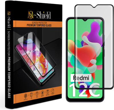 MS-Shield Tempered Glass Guard for Redmi 12C(Pack of 1)