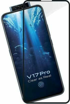 ANCHI Edge To Edge Tempered Glass for Easy Install Full Screen Coverage Tempered Glass Screen Guard Protector 11D for VIVO V17 PRO(Pack of 1)