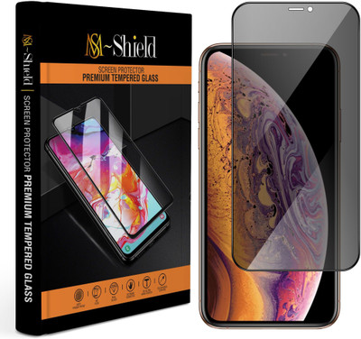 MS-Shield Tempered Glass Guard for Apple iPhone XS(Pack of 1)