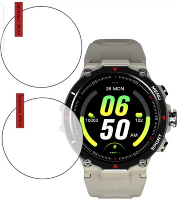 KHWABEEDA Tempered Glass Guard for NOISEFIT FORCE SMART WATCH TEMPERED GLASS ( PACK OF 2)(Pack of 2)
