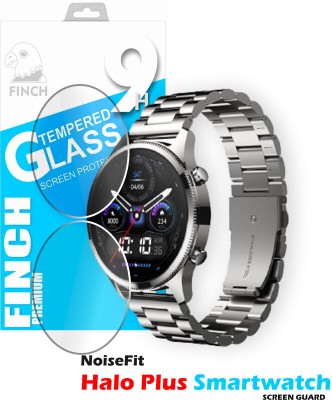 KANCHA Tempered Glass Guard for NOISEFIT HALO PLUS SMARTWATCH(Pack of 2)