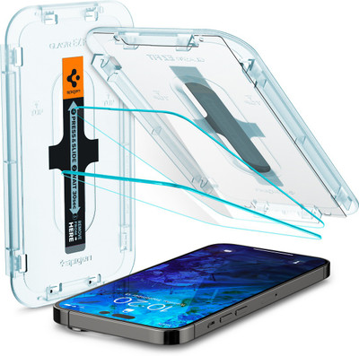 Spigen Tempered Glass Guard for iPhone 14 Pro(Pack of 2)