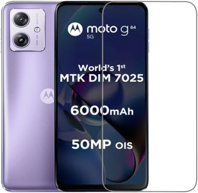 Flipkart SmartBuy Tempered Glass Guard for Motorola G64 5G, Moto G64 5G(Pack of 1)