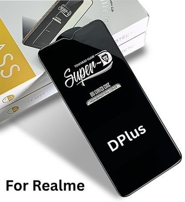D Plus Tempered Glass Guard for Realme C12(Pack of 1)