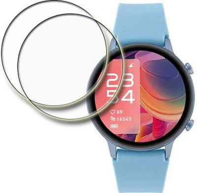 MUTAALI Tempered Glass Guard for Fastrack Reflex Play Plus Watch smartwatch(Pack of 2)