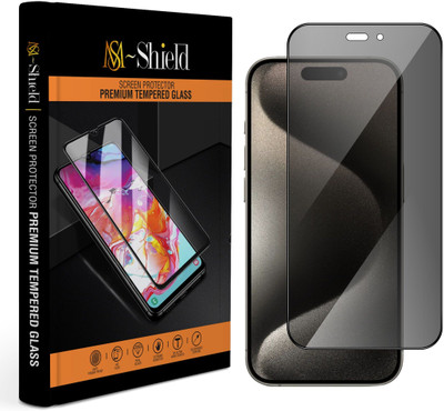 MS-Shield Tempered Glass Guard for Apple iPhone 15 Pro(Pack of 1)