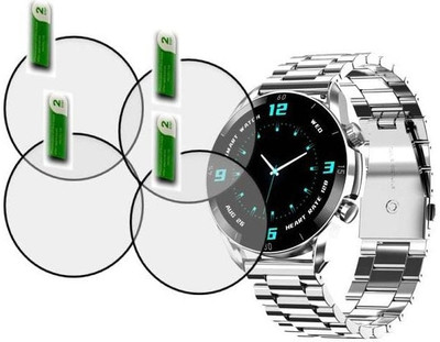 AHWAVEEDA Tempered Glass Guard for FIRE BOLTT LEGACY WATCH TEMPERED GLASS(PACK OF 4)(Pack of 4)