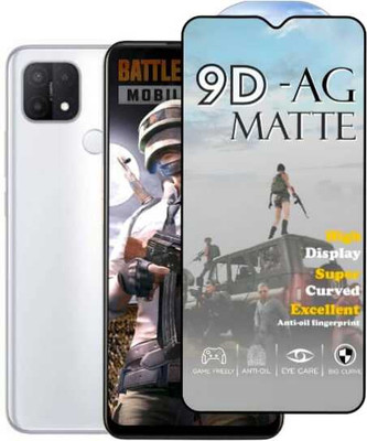 FAIYER BEAT Tempered Glass Guard for Premium matte Tempered Glass For oppo A15s (matte finish,Pack Of 1) Advanced gaming matte Full Screen Coverage Screen Protector for oppo A15s(Pack of 1)