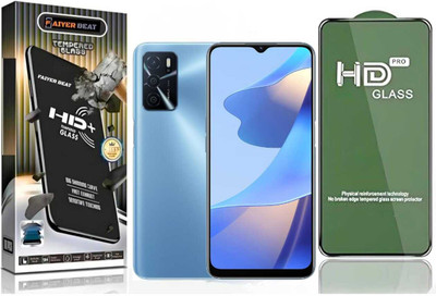FAIYER BEAT Tempered Glass Guard for Premium high definition Tempered Glass For oppo a16s (high definition finish,Pack Of 1) Advanced gaming high definition Full Screen Coverage Screen Protector for oppo a16s(Pack of 1)