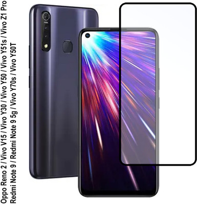 PMS Tempered Glass Guard for Oppo Reno 2 / Vivo V15 / Vivo Y30 / Vivo Y50 / Vivo Y51s / Vivo Z1 Pro / Redmi Note 9 / Redmi Note 9 5g / Vivo Y70s / Vivo Y50T(Pack of 1)
