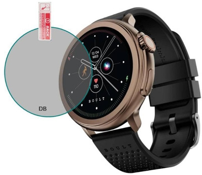 DOWRVIN Tempered Glass Guard for BOULT CROWN R 1.52 BLUETOOTH CALLING SMART WATCH TEMPERED GLASS(Pack of 1)