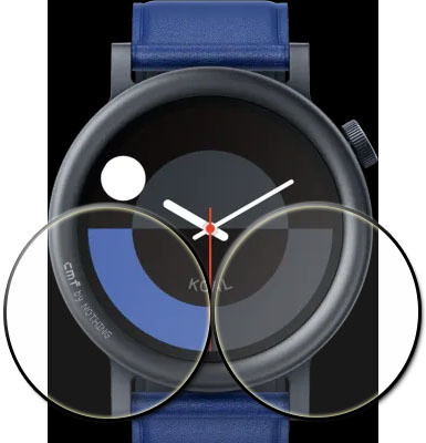 tombik Tempered Glass Guard for 39ccr-CMF Watch Pro 3(Pack of 2)