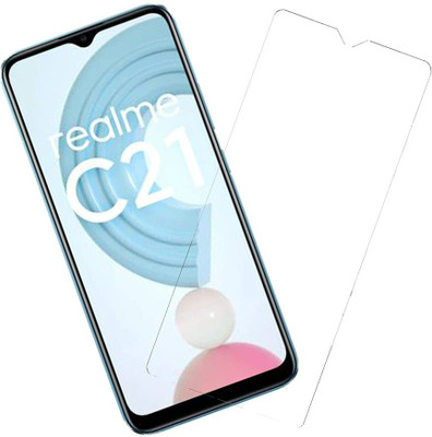 9H Tempered Glass Guard for Realme C21(Pack of 1)