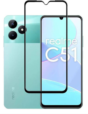ASMANTIC Tempered Glass Guard for Realme C51(Pack of 1)