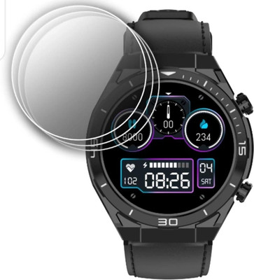ZIDZEE Tempered Glass Guard for NOISEFIT ACTIVE 2 1.46 SMART WATCH TEMPERED GLASS (PACK OF 3)(Pack of 3)