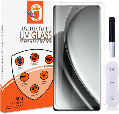 STP FEEL Tempered Glass Guard for Vivo T3 Ultra 5G Premium Technology UV Glass(Pack of 1)