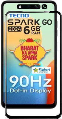 Flipkart SmartBuy Tempered Glass Guard for Tecno Spark Go 2024(Pack of 1)
