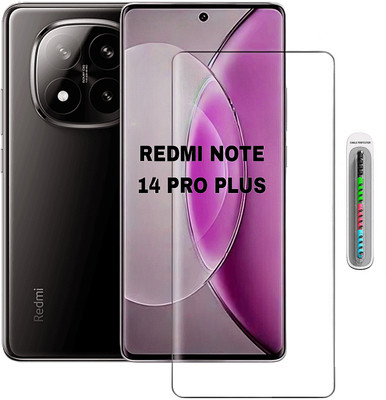 GORILLA PRO PLUS Tempered Glass Guard for Redmi Note 14 Pro Plus Tempered Glass | 9H Full Glue Full HD, Anti Scratch Screen Guard For Redmi Note 14 Pro Plus Tempered Glass & Cable Protector 1(Pack of 2)