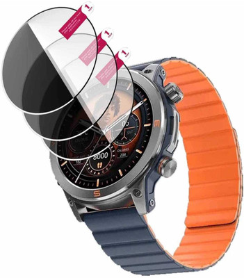 ZIDZEE Tempered Glass Guard for NOISE NOISEFIT JAVELIN (Y)SMART WATCH SCREEN GUARD (P-3)(Pack of 3)