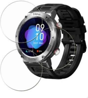 AHWAVEEDA Tempered Glass Guard for KOSPET TANK T1 PRO SMART WATCH TEMPERED GLASS (PACK OF 3)(Pack of 3)