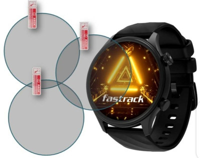 KHWABEEDA Tempered Glass Guard for FASTRACK OPTIMUS 2 PRO SMART WATCH TEMPERED GLASS ( PACK OF 3)(Pack of 3)
