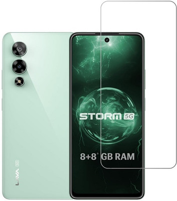 SPRITZEN Tempered Glass Guard for Lava Storm 5G(Pack of 1)