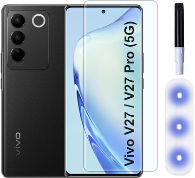 arshk Edge To Edge Tempered Glass for VIVO V27 PRO 5G(Pack of 1)