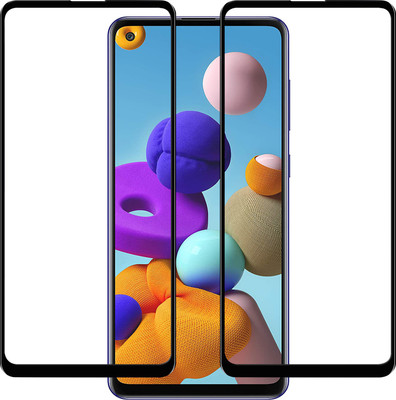 Qyist Tempered Glass Guard for Samsung Galaxy A21S(Pack of 2)
