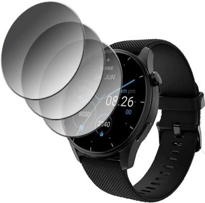 DB Tempered Glass Guard for NOISEFIT CREW SMART WATCH TEMPERED GLASS (PACK OF 3)(Pack of 3)