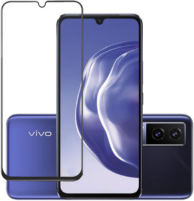 Evett Edge To Edge Tempered Glass for Vivo V21E (HD Clarity)(Pack of 2)