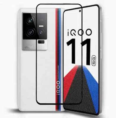 1DOLLAR Edge To Edge Tempered Glass for iQOO 11 5G( Gorilla--Glass(Pack of 1)