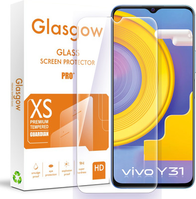 Glasgow Tempered Glass Guard for Vivo Y31 (2021)(Pack of 1)