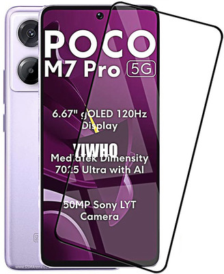 REDDWARF Tempered Glass Guard for POCO M7 Pro 5G(Pack of 1)