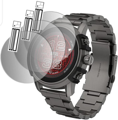 DB Tempered Glass Guard for DIESEL GRIFFED GEN 6 SMART WATCH TEMPERED GLASS (PACK OF 3)(Pack of 3)