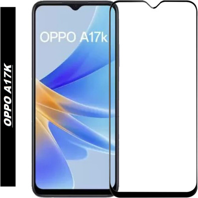 AKSHUD Edge To Edge Tempered Glass for OPPO A17K(Pack of 1)