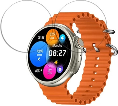 DOWRVIN Tempered Glass Guard for Z78 ULTRA BT SMART WATCH (R) TEMPERED GLASS (PACK OF 2)(Pack of 2)