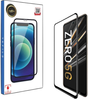 YAFILO Tempered Glass Guard for Infinix Zero 5G Edge-to-Edge Full Screen Protector with Easy Self-Installation Kit(Pack of 1)