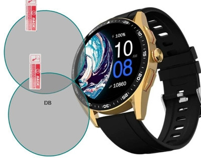 DB Tempered Glass Guard for FIRE-BOLTT INVINCIBLE PLUS SMART WATCH (PACK Of 2)(Pack of 2)