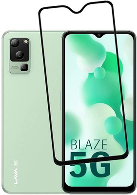 GDBUY Tempered Glass Guard for Lava Blaze 5G(Pack of 1)