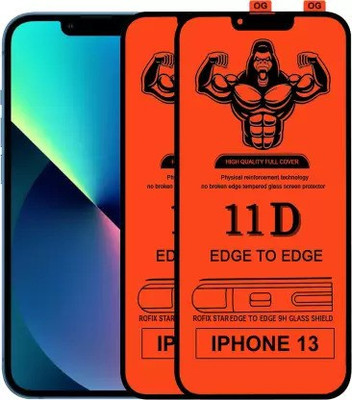 Caseolic Tempered Glass Guard for IPHONE 13 PRO MAX(Pack of 1)