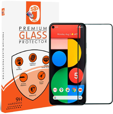 Maxboost Edge To Edge Tempered Glass for GOOGLE PIXEL 5 (6 inch) Advanced Black Border Screen Protector(Pack of 1)