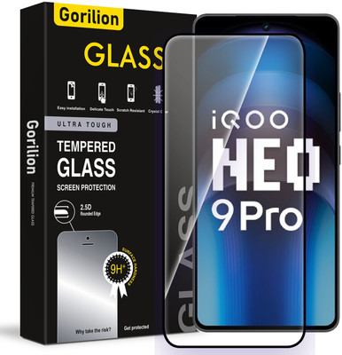 Gorilion Tempered Glass Guard for IQOO Neo 9 Pro 5G(Pack of 1)