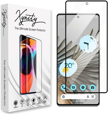 XYNITY Tempered Glass Guard for Google Pixel 7A, Edge to Edge Full Screen Coverage with Easy Installation Kit(Pack of 1)