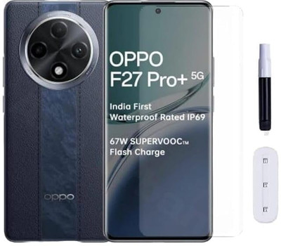 crixus Edge To Edge Tempered Glass for Oppo F27 Pro Plus(Pack of 1)