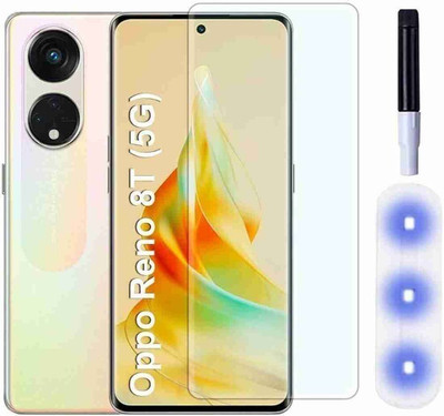 samixonix Tempered Glass Guard for Oppo Reno 8T(Pack of 1)