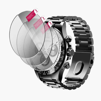 ZIDZEE Tempered Glass Guard for PEBBLE ZENITH(R) SMART WATCH SCREEN GUARD (P-3)(Pack of 3)