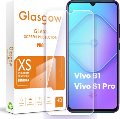 Glasgow Tempered Glass Guard for Vivo S1, Vivo S1 Pro(Pack of 1)